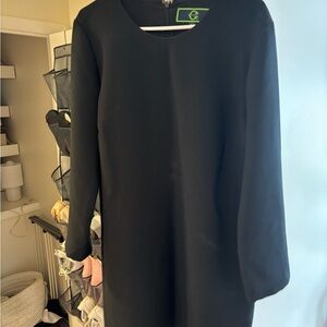 Elegant Black Long Sleeve Dress